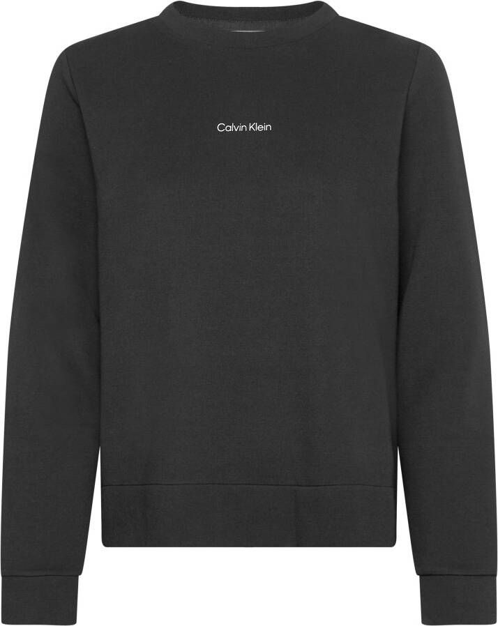 Calvin Klein Curve Sweatshirt INCLUSIVE MICRO LOGO ESS SWTSHRT met kleine calvin klein tekst