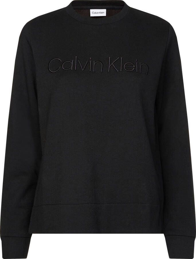 Calvin Klein Curve Sweatshirt INCLUSIVE TONAL EMBRDRY SWTSHRT met markant logoborduursel
