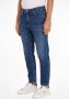 Calvin Klein Blauwe Katoenen Jeans met Gewassen Effect Blue Heren - Thumbnail 2