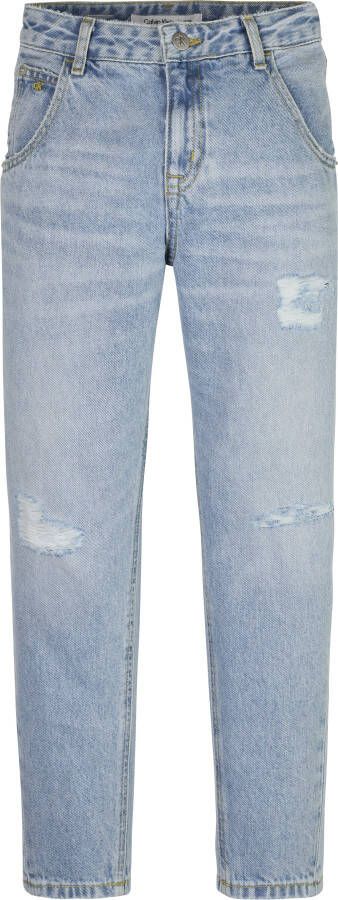Calvin Klein Destroyed jeans BARREL CHALKY BLUE DSTR
