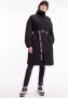 Calvin Klein Doorgestikte jas BELTED QUILTED COAT met hoge staande kraag (set 2-delig Met een bindceintuur) - Thumbnail 1