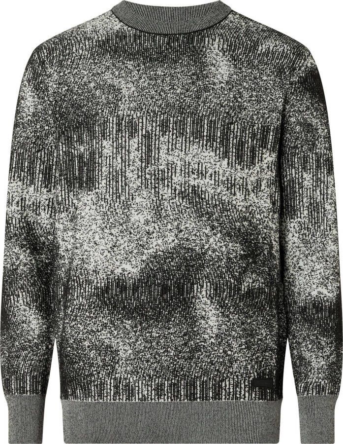 Calvin Klein Gebreide trui BT_FANCY JACQUARD SWEATER met lange mouwen