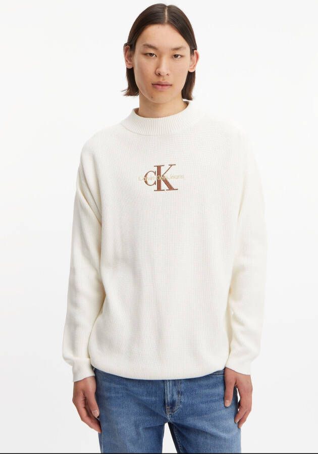 Calvin Klein Gebreide trui MONOLOGO SWEATER