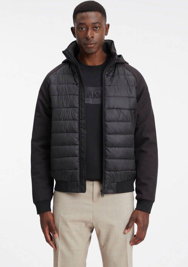 CK Calvin Klein Gewatteerde jack met capuchon model 'ESSENTIAL MIX MEDIA'
