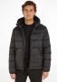 Calvin Klein Elegante Herenjas met Capuchon en Contrasterende Details Black Heren - Thumbnail 1