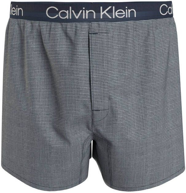Calvin Klein Geweven boxershort BOXER SLIM met elastische logo-band