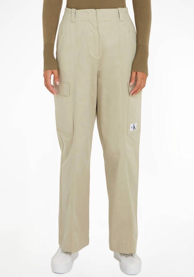 Calvin Klein Geweven broek BADGE HR STRAIGHT LEG PANTS