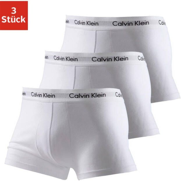 Calvin Klein Hipster met witte weefband (3 stuks)