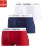 Calvin Klein Lage Boxershorts Set van 3 Marineblauw Sportief Ontwerp Blue Heren - Thumbnail 4