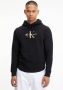 Calvin Klein Hoodie ARCHIVAL MONOLOGO WAFFLE HOODIE met een logo-opschrift op borsthoogte - Thumbnail 1