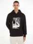 Calvin Klein Zwart pak met verstelbare capuchon en logo grafisch Black Heren - Thumbnail 2