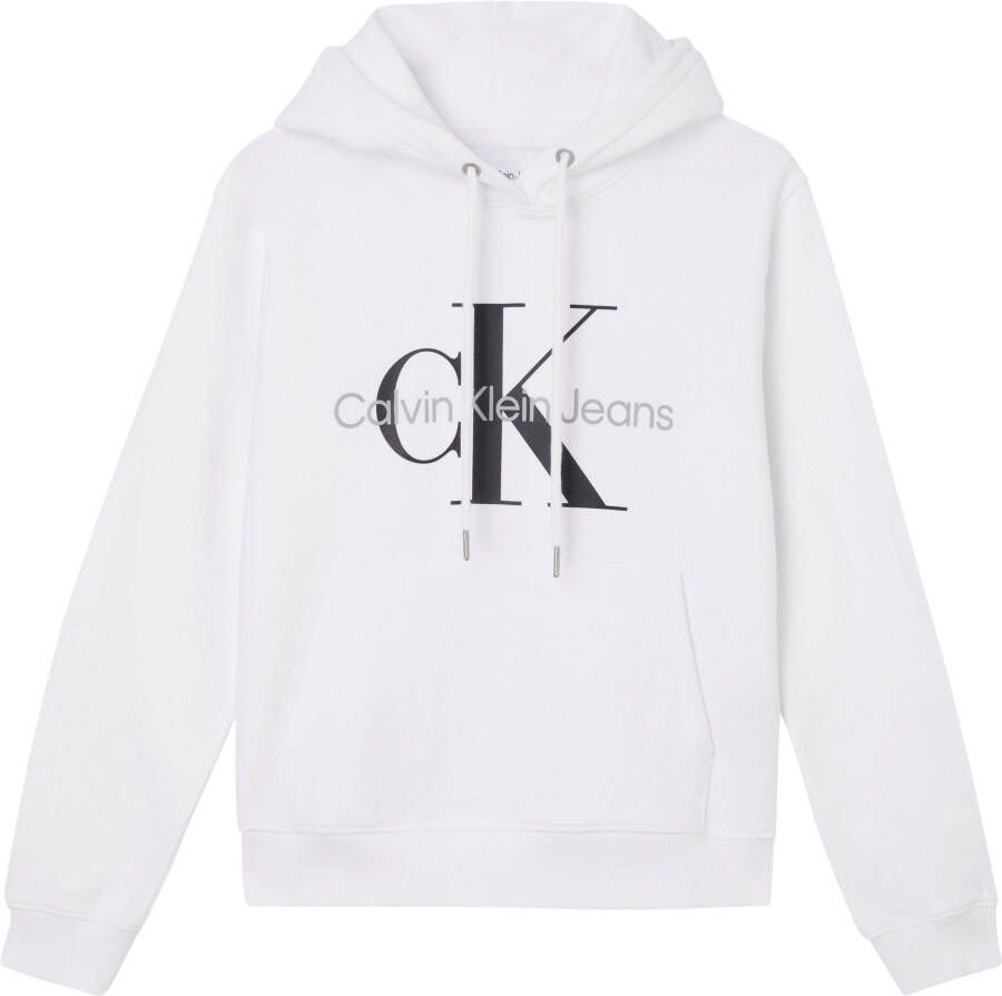 Calvin Klein Hoodie CORE MONOGRAM HOODY met jeans logo-opschrift