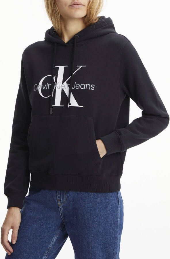 Calvin Klein Hoodie CORE MONOGRAM HOODY met jeans logo-opschrift