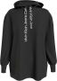 Calvin Klein Elegant fleece sweatshirt met capuchon Black - Thumbnail 1