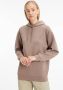 Calvin Klein Minimal Logo Scuba Hoodie voor Vrouwen Brown Dames - Thumbnail 1
