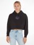 Calvin Klein Jeans Zwarte hoodie met lange mouwen Black Dames - Thumbnail 2