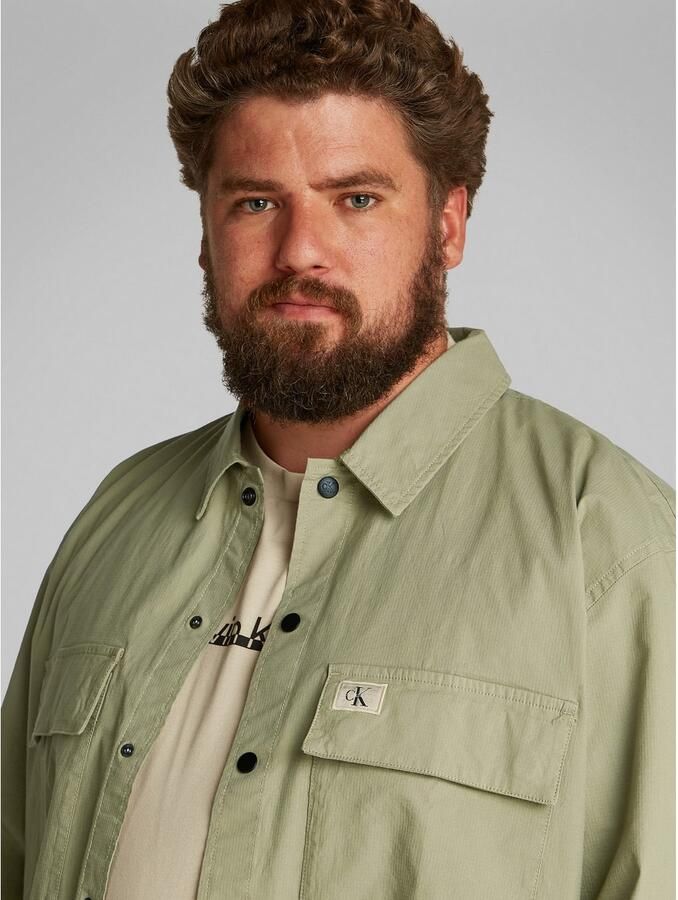 Calvin Klein Jeans Plus Overhemd met lange mouwen PLUS CARGO OVERSHIRT - Foto 2