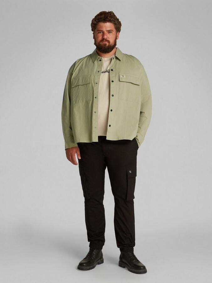Calvin Klein Jeans Plus Overhemd met lange mouwen PLUS CARGO OVERSHIRT - Foto 3