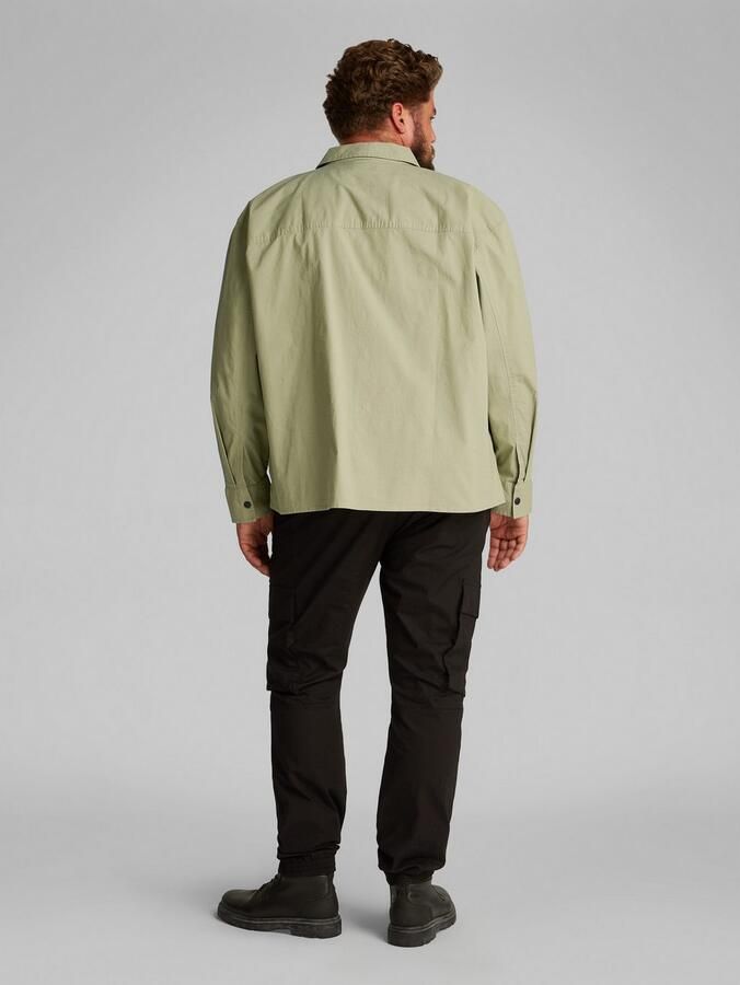 Calvin Klein Jeans Plus Overhemd met lange mouwen PLUS CARGO OVERSHIRT - Foto 4