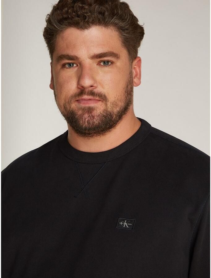 Calvin Klein Jeans Plus Sweatshirt PLUS WOVEN LABEL CREW NECK - Foto 2