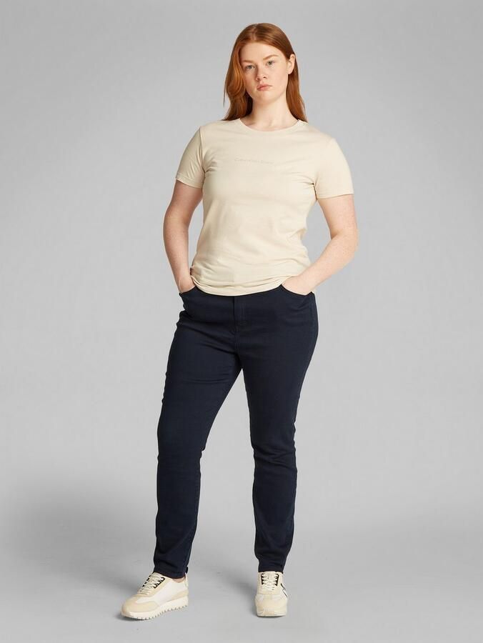 Calvin Klein Jeans Plus T-shirt PLUS INSTIT GRAPHIC SLIM TEE - Foto 3
