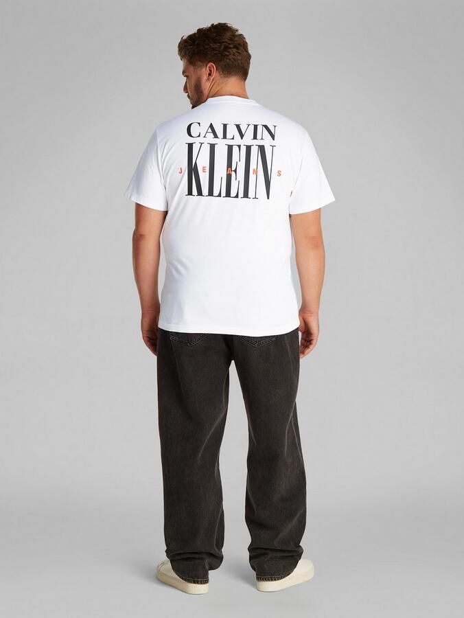 Calvin Klein Jeans Plus T-shirt PLUS SERIF FONT GRAPHIC TEE - Foto 6