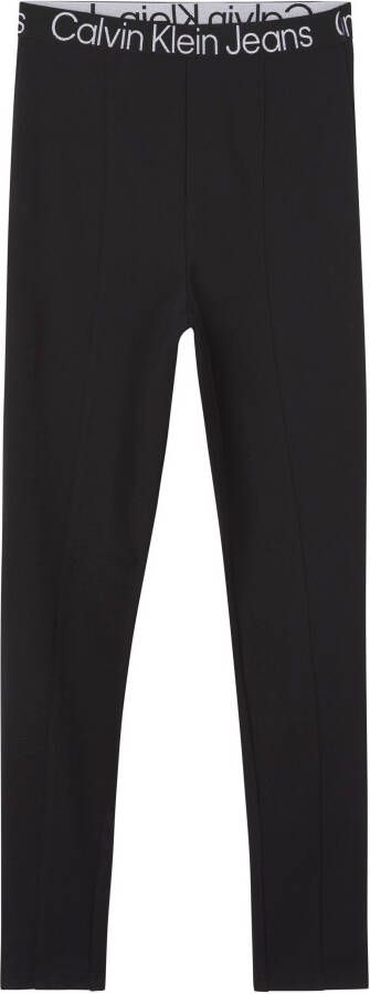 Calvin Klein Jeans Plus SIZE legging met logo in band model 'PLUS HIGH RISE MILANO'