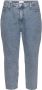 Calvin Klein Jeans Plus Mom jeans MOM JEAN PLUS in moon-washed look met calvin klein-logo-badge - Thumbnail 1