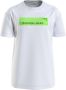 Calvin Klein Jeans Plus SIZE T-shirt met labelprint model 'HYPER REAL' - Thumbnail 2