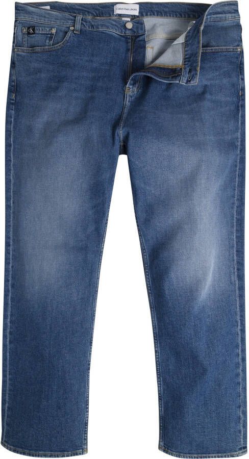 Calvin Klein Jeans Plus Tapered jeans REGULAR TAPER PLUS met calvin klein jeans knoop