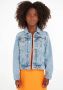 Calvin Klein Jeans Jeansjack met labelpatch model 'SALT PEPPER' - Thumbnail 2