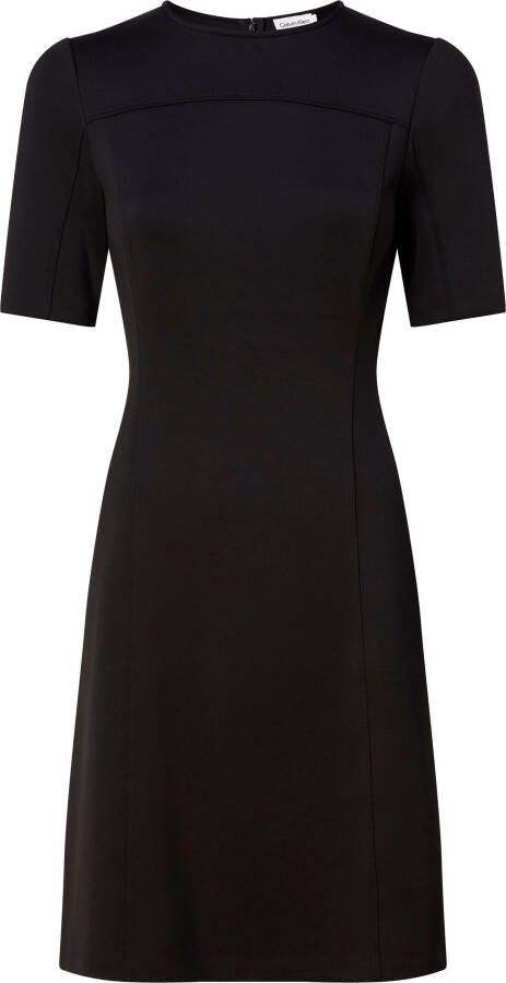 Calvin Klein Womenswear Mini-jurk met ronde hals model 'TECHNICHAL'