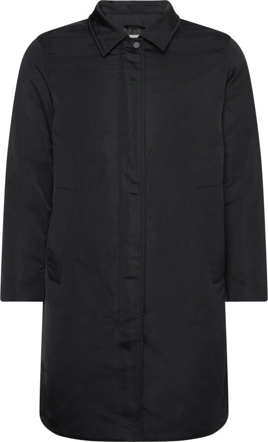 Calvin Klein Korte jas MINIMAL PADDED SATIN COAT met -logo op het etiket