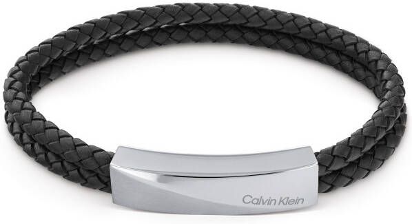 Calvin Klein Leren armband Wrapped & Braided 35000097 35000098