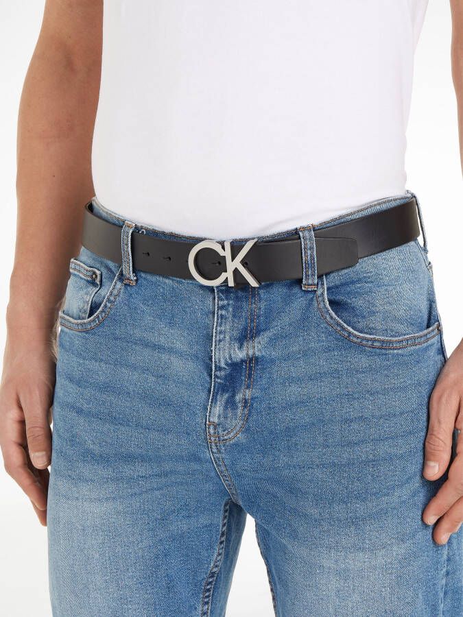 Calvin Klein Leren riem CK BUCKLE BELT 35MM