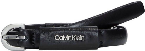 Calvin Klein Leren riem CK MUST METAL LET BELT 15MM