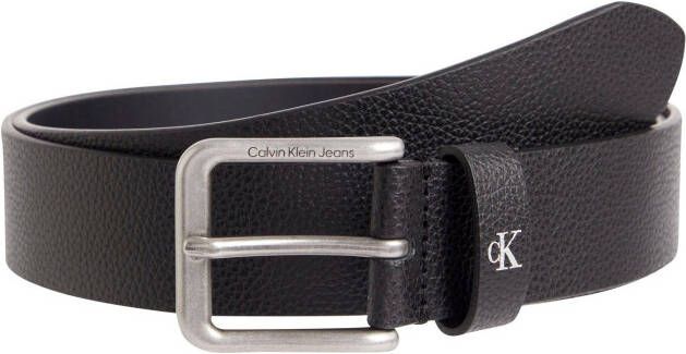 Calvin Klein Leren riem ROUND CLASSIC BELT 35MM met gestempeld logo