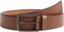 Calvin Klein Heren Leren Riem Warmth Oiled Grain Brown Heren - Thumbnail 1