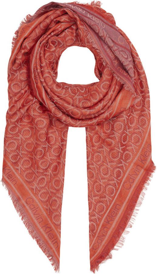 Calvin Klein Modieus sjaaltje MONOGRAM jacquard SCARF