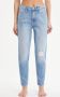 Calvin Klein Straight Jeans Blauw Dames - Thumbnail 2
