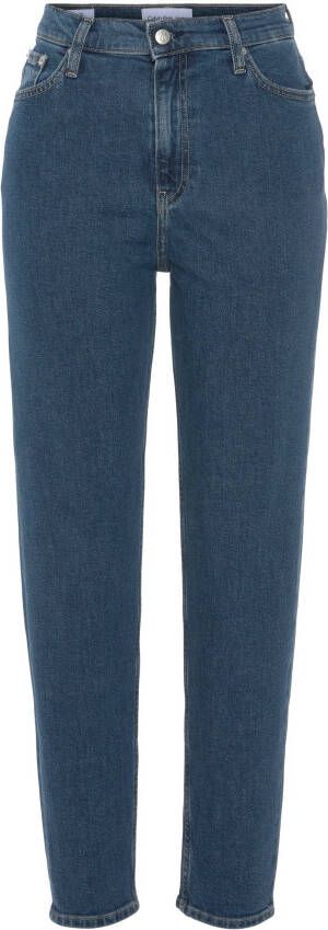 Calvin Klein Jeans Mom fit jeans met labeldetail