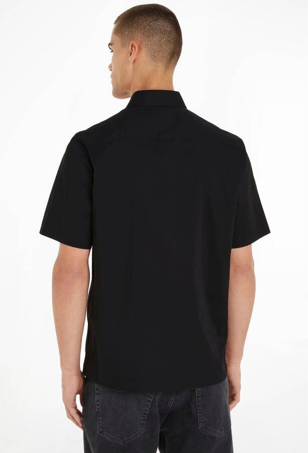 CK Calvin Klein Vrijetijdsoverhemd met logostitching model 'STRETCH POPLIN'
