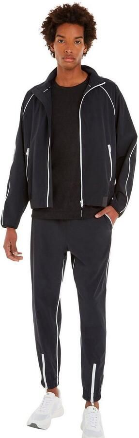 Calvin Klein Zwarte Hoodless Sweatshirt Polyester Mix Herfst Winter Black Heren - Foto 7