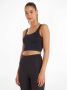 Calvin Klein Zwarte polyester leggings met contrasterende details Black Dames - Thumbnail 2