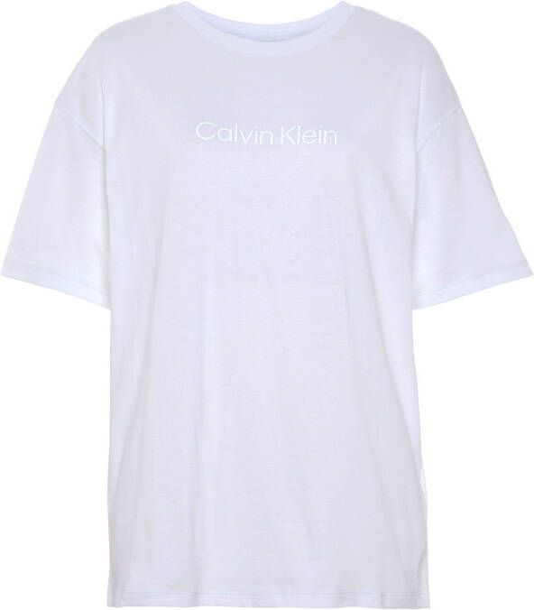 Calvin Klein Performance Shirt met korte mouwen PW SS Boyfriend T-Shirt met calvin klein-logo-opschrift
