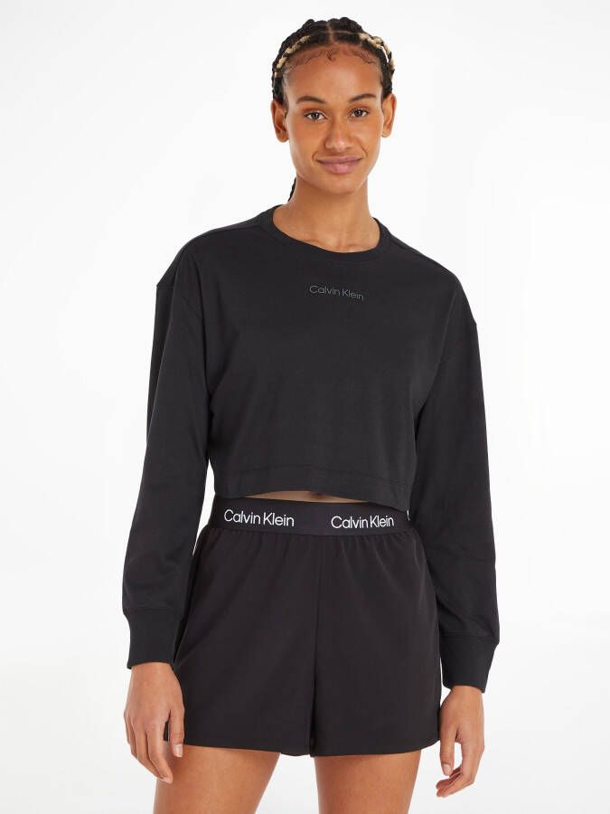 Calvin Klein Performance Shirt met lange mouwen PW LS Top (Cropped)