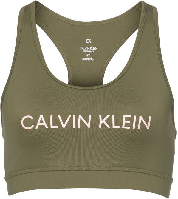 Calvin Klein Performance Sportbustier WO Medium Support Sports Bra met bandjes voor gemiddelde belasting
