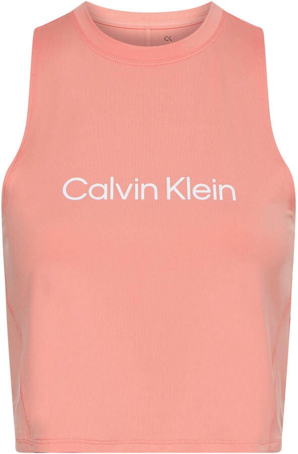 Calvin Klein Performance Sportbustier WO Tank Top met calvin klein logo-opschrift