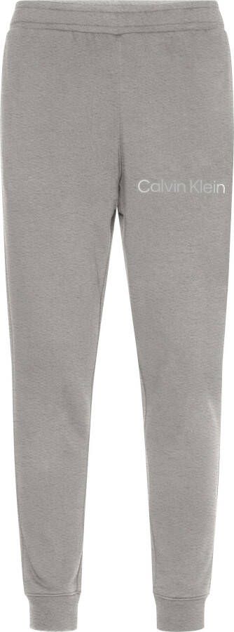 Calvin Klein Sportieve Grijze Herenbroek met Elastische Taille Gray Heren
