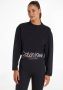 Calvin Klein Performance Sweatshirt met labeldetail - Thumbnail 1